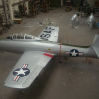 Renovace letounu F-84G Thunderjet pro Letecké muzeum Kbely